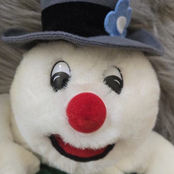 Vintage Gemmy Frosty The Snowman Animatronic Singing Stocking 1998 - Picture 5 of 14